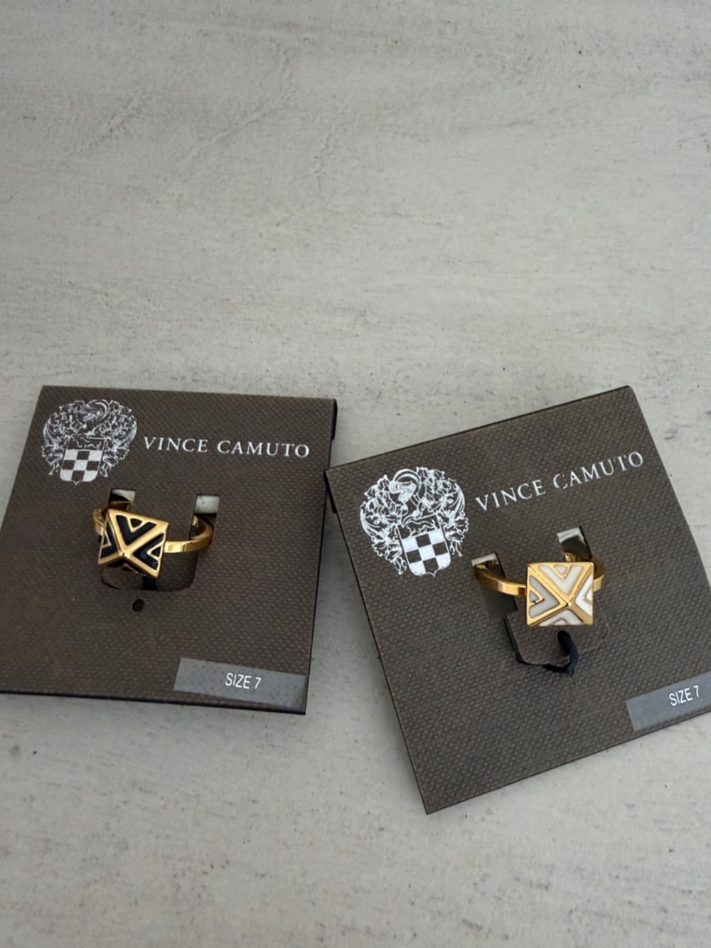 Vince Camuto  Square Geometric Rings -2